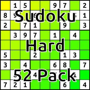 Sudoku Hard 52 Pack (000161)